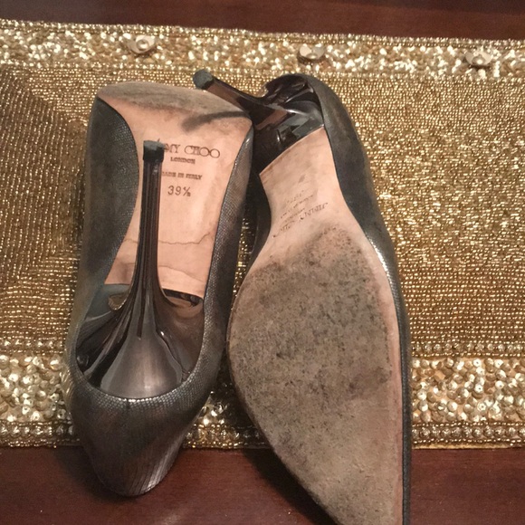 Metallic bronze Jimmy Choo - Picture 5 of 6